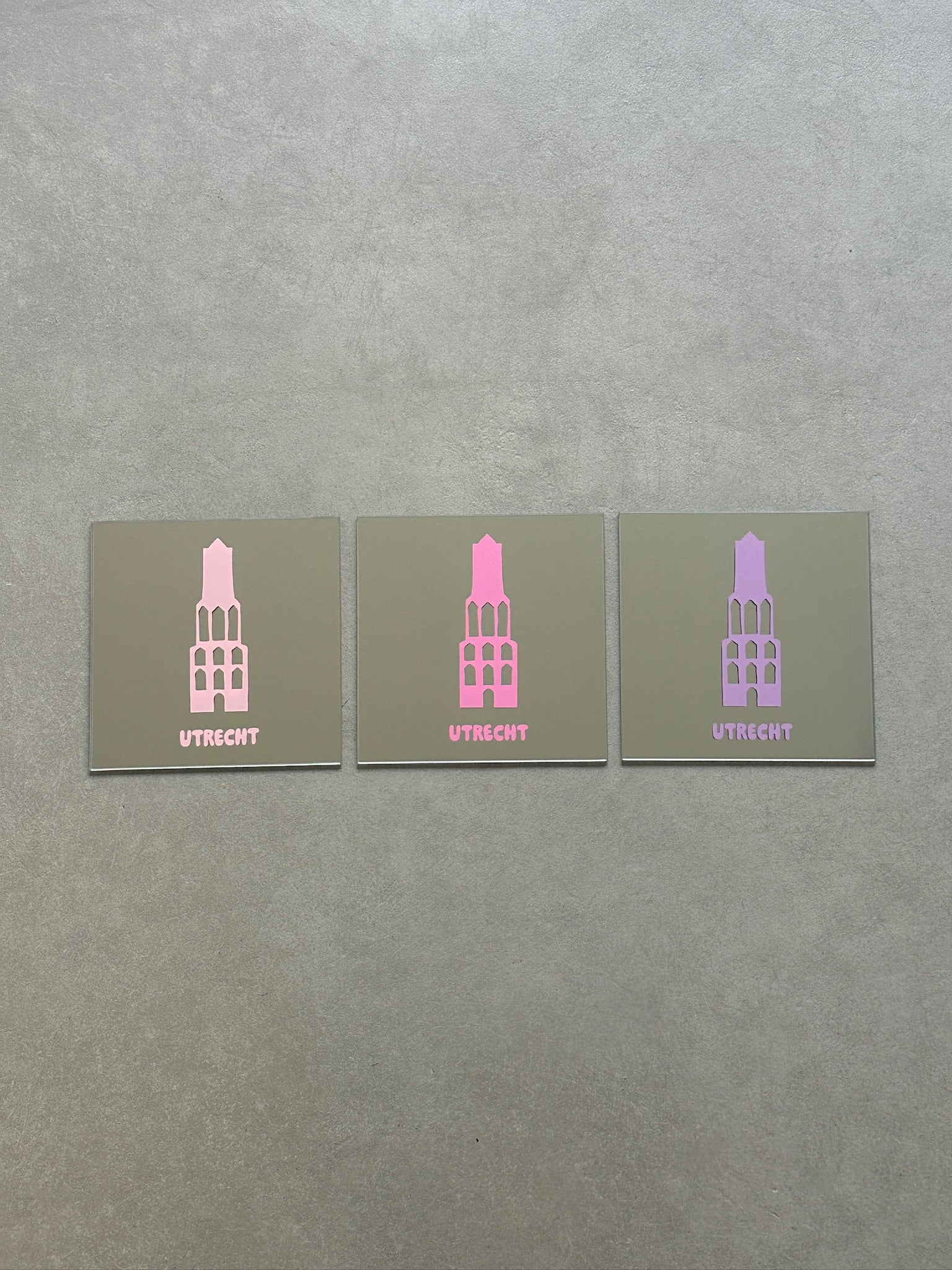 Utrecht mirror babypink