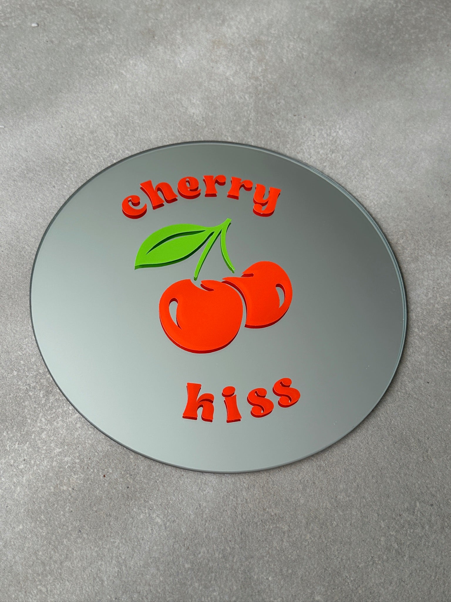 Cherry kiss mirror