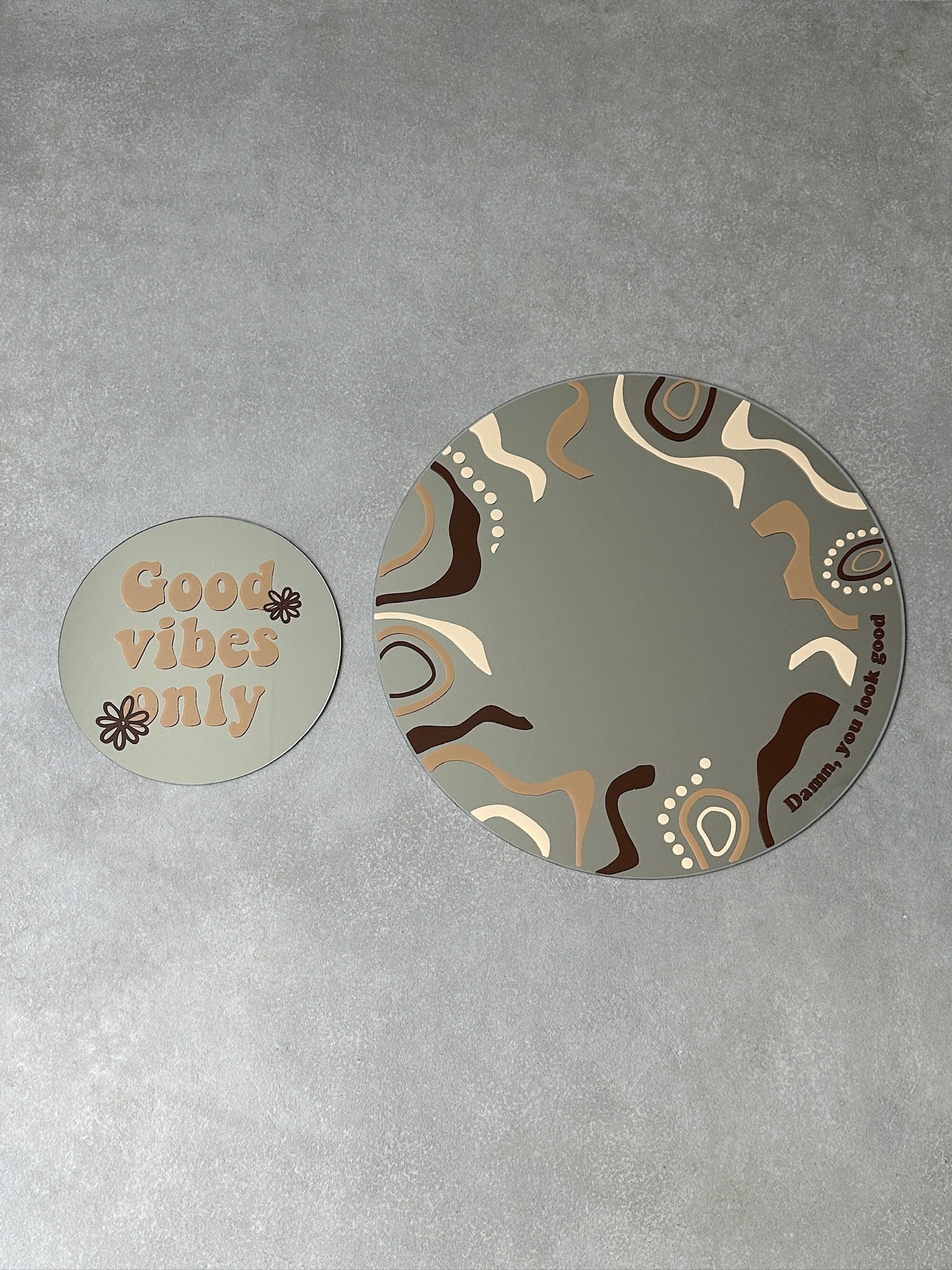 Damn, crazy wave mirror brown