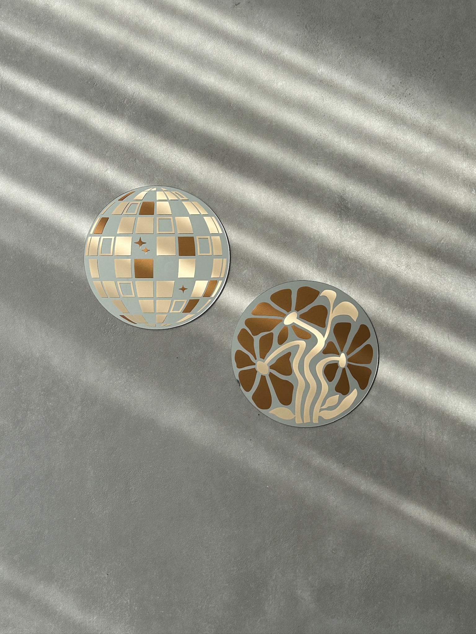 Discoball mirror sand shimmer brown