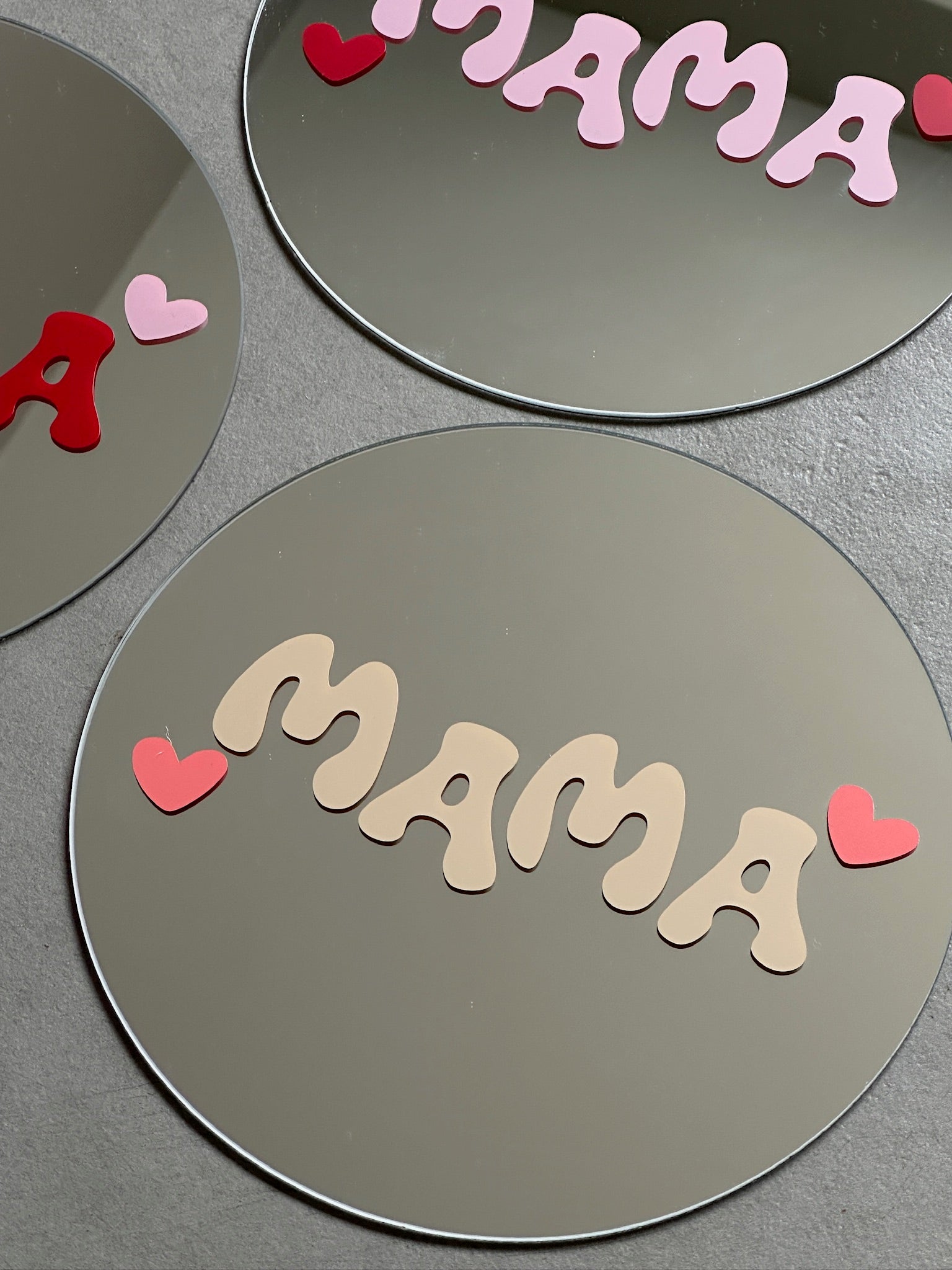 Mama mirror sand peach