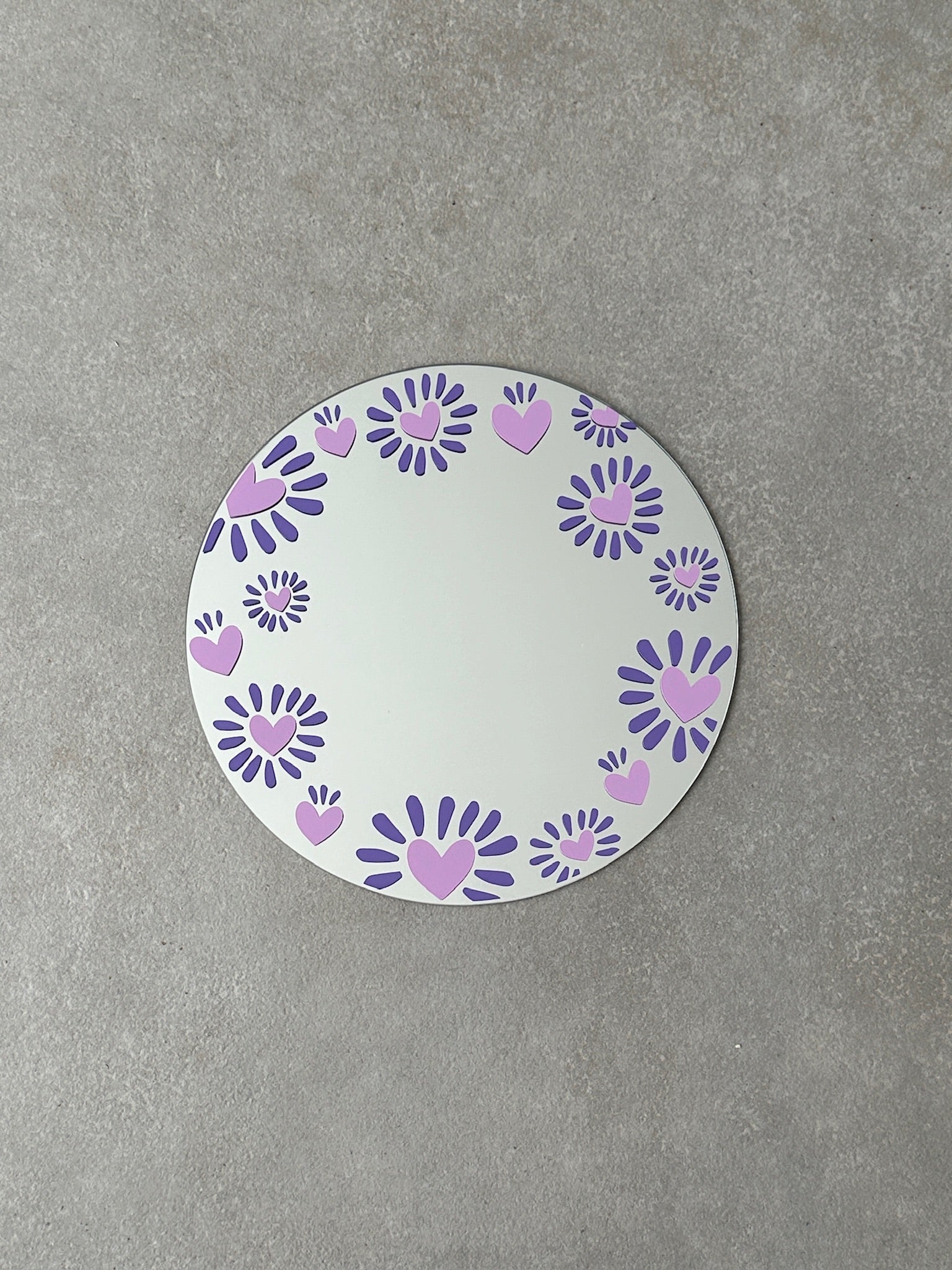 Sunheart mirror lila purple