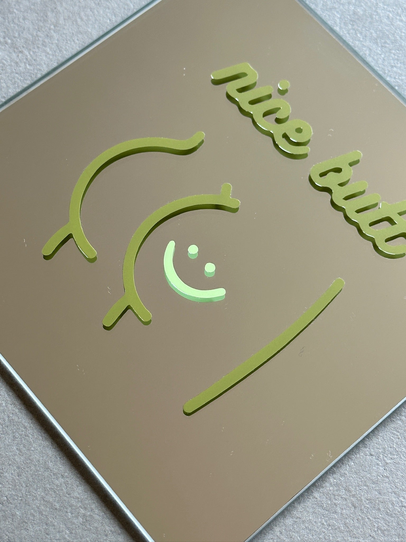 Nice butt mirror olive green