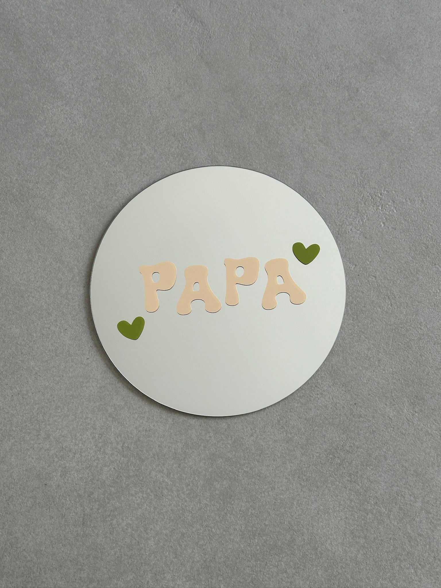 Papa mirror sand olive