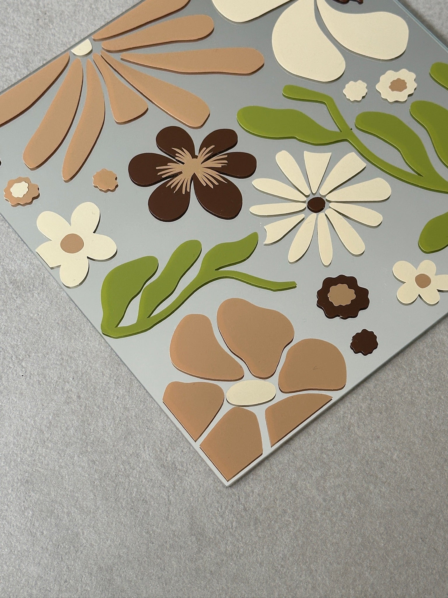 PRE-ORDER DIY Flower garden brown - only mirror