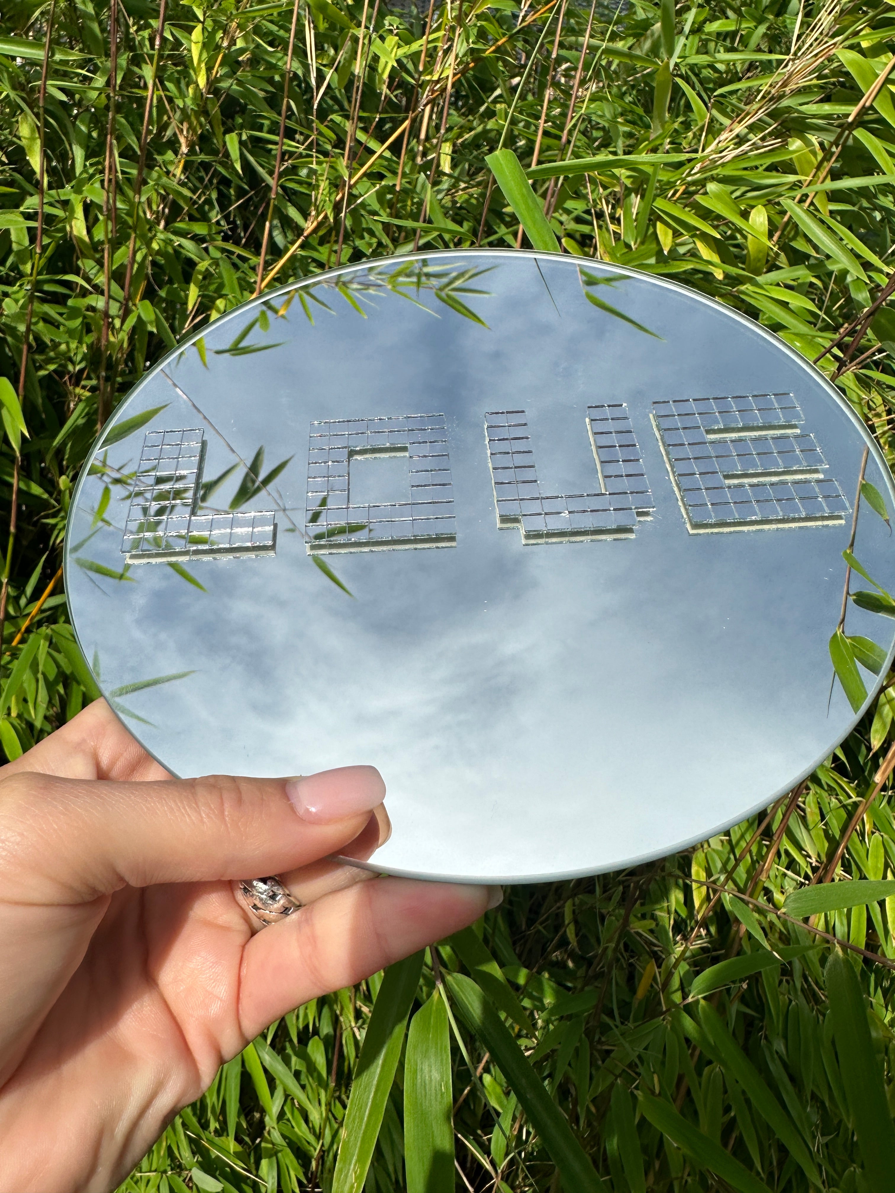 Disco Love round mirror