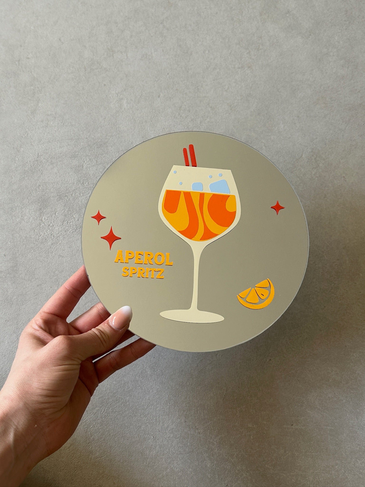 DIY Aperol Spritz - only mirror