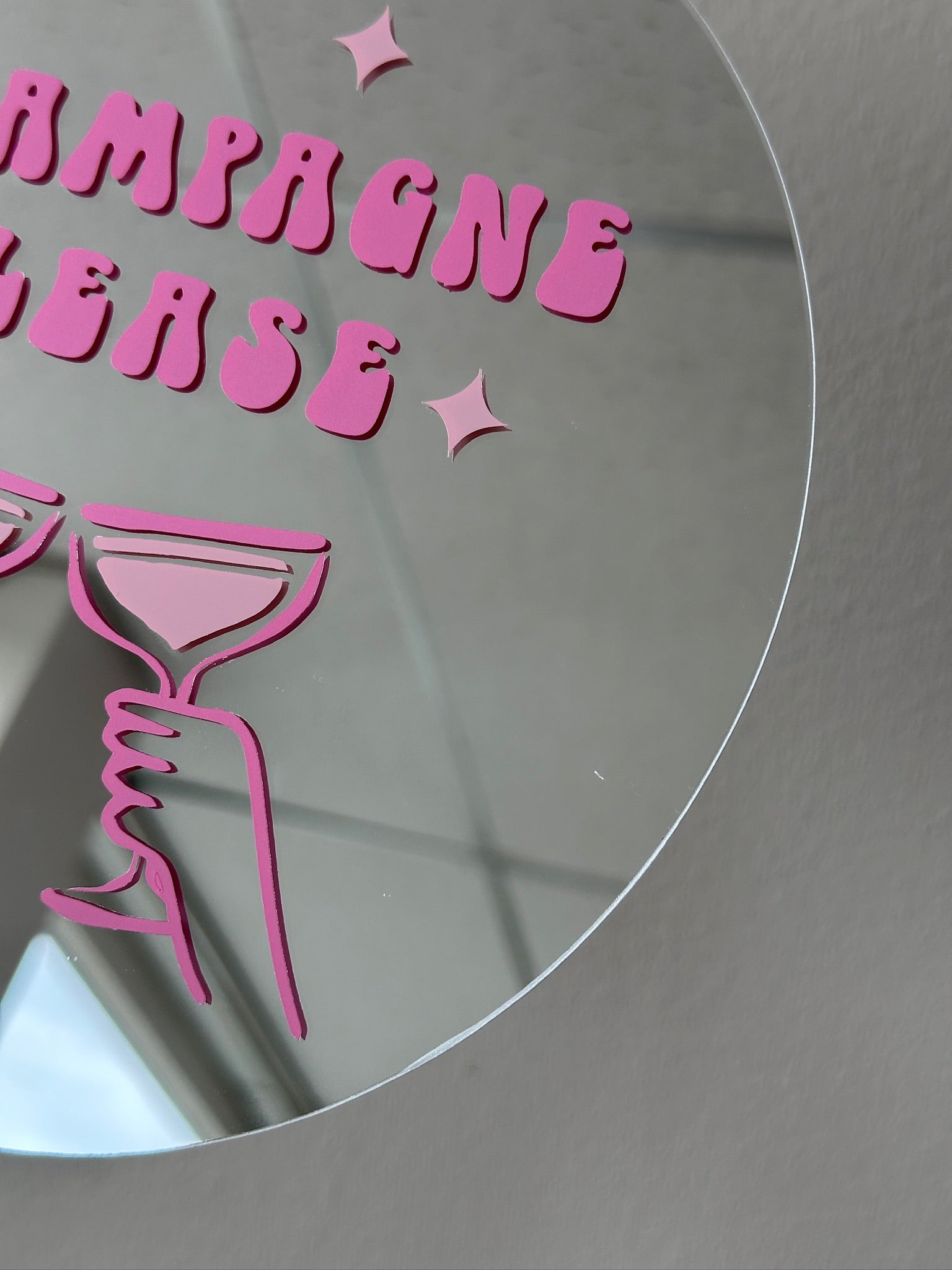 Damaged champagne please pink babypink