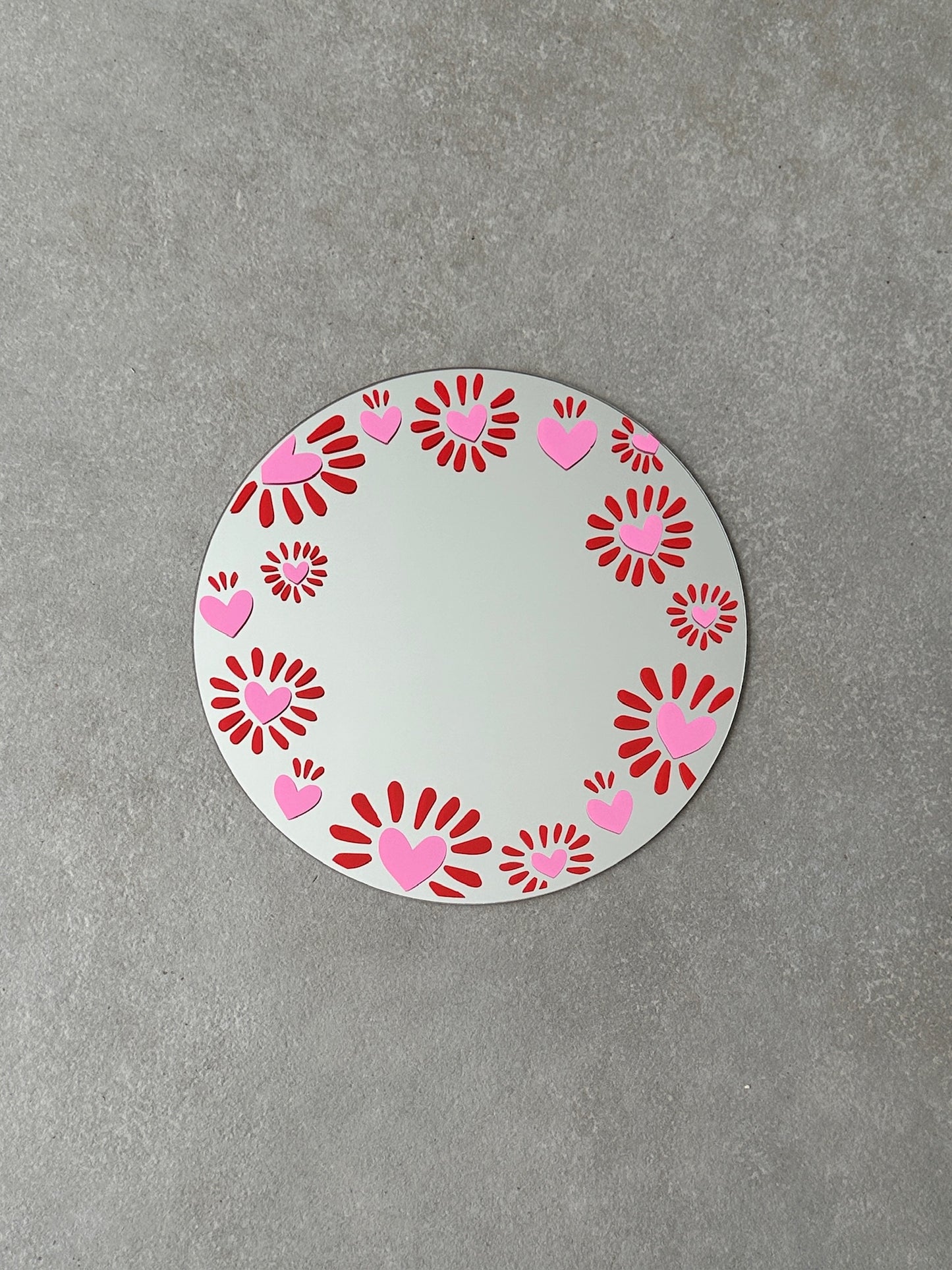 Sunheart mirror red pink