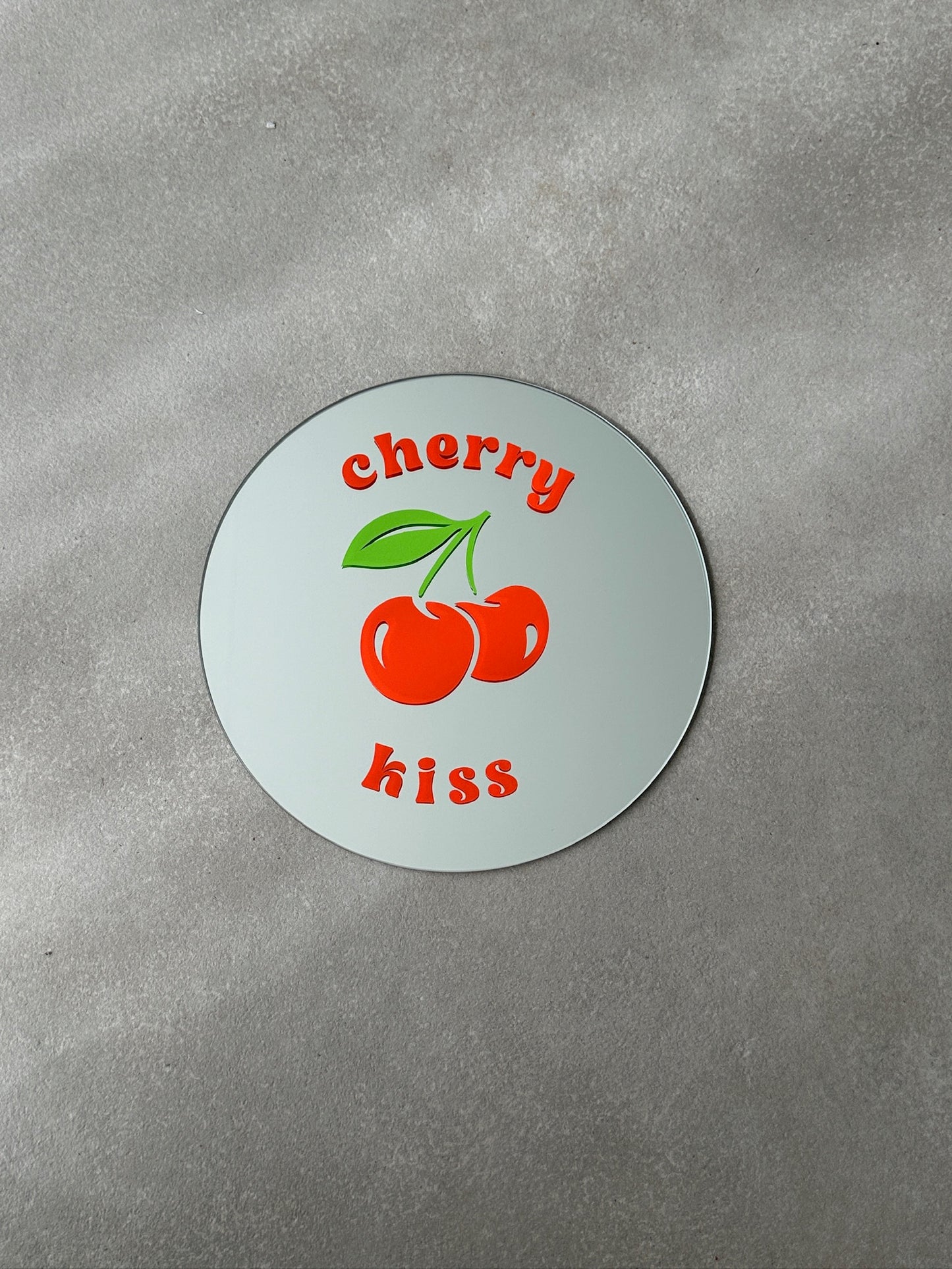 Cherry kiss mirror