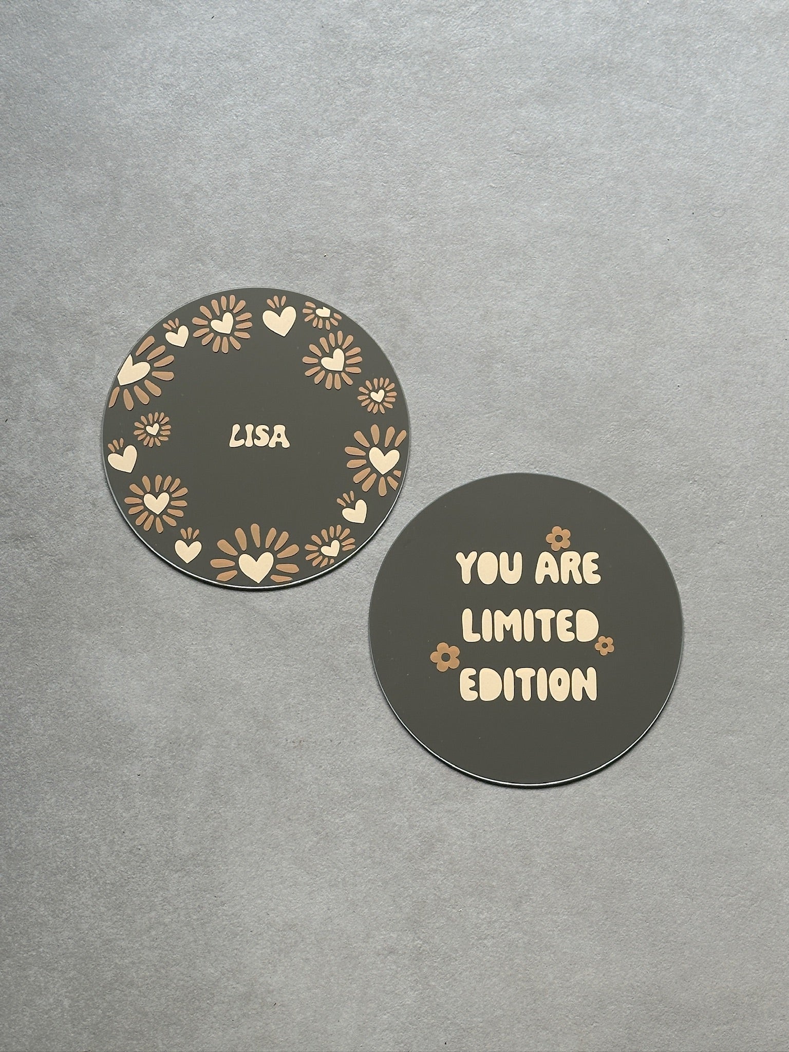 You are limited editon spiegel sand caramel