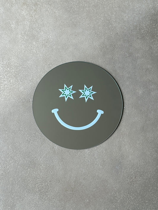 Smiley star mirror