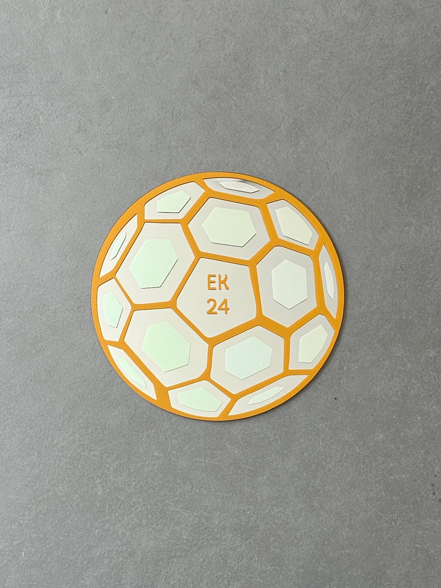 Football mirror orange