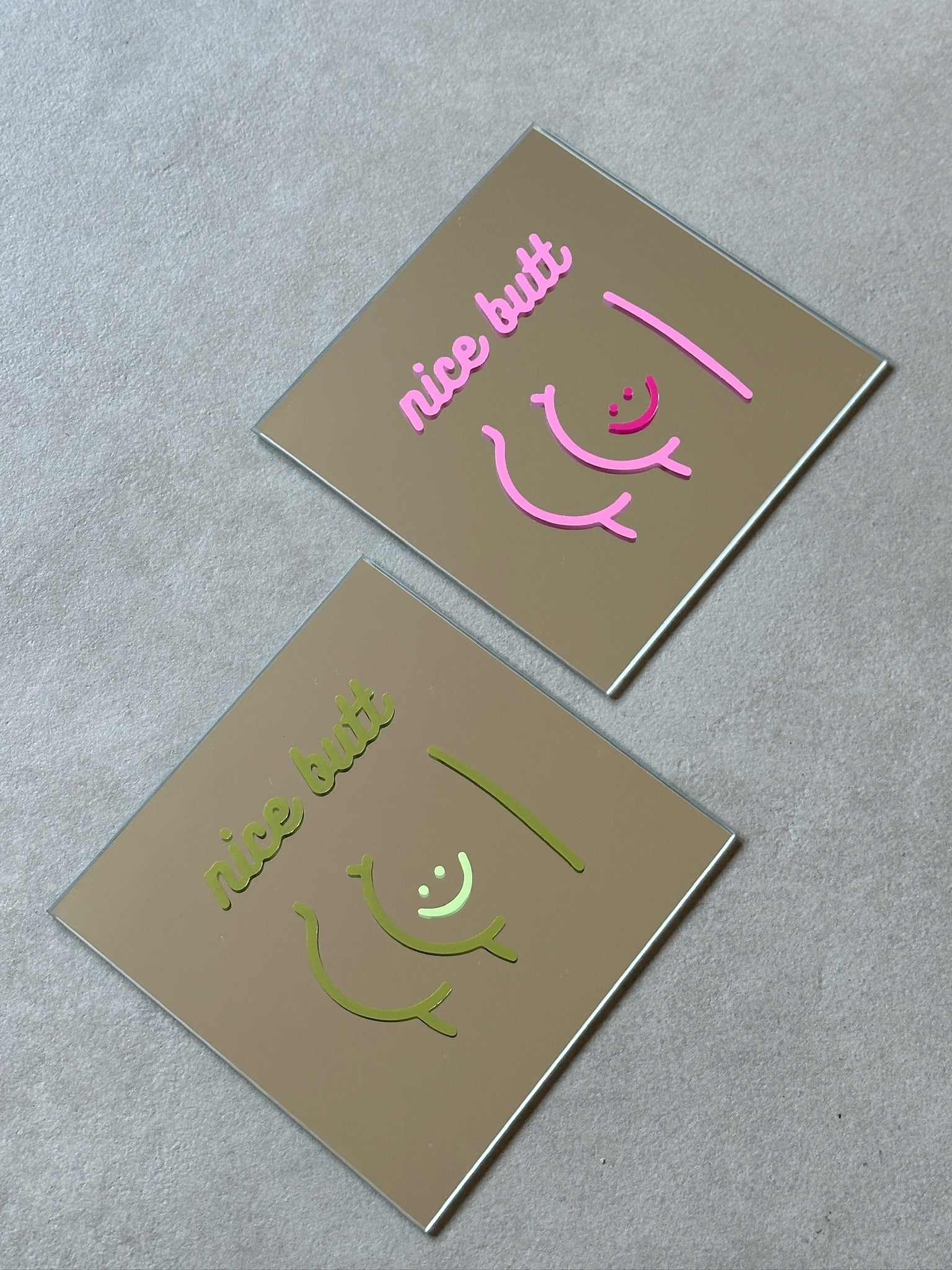 Nice butt mirror olive green