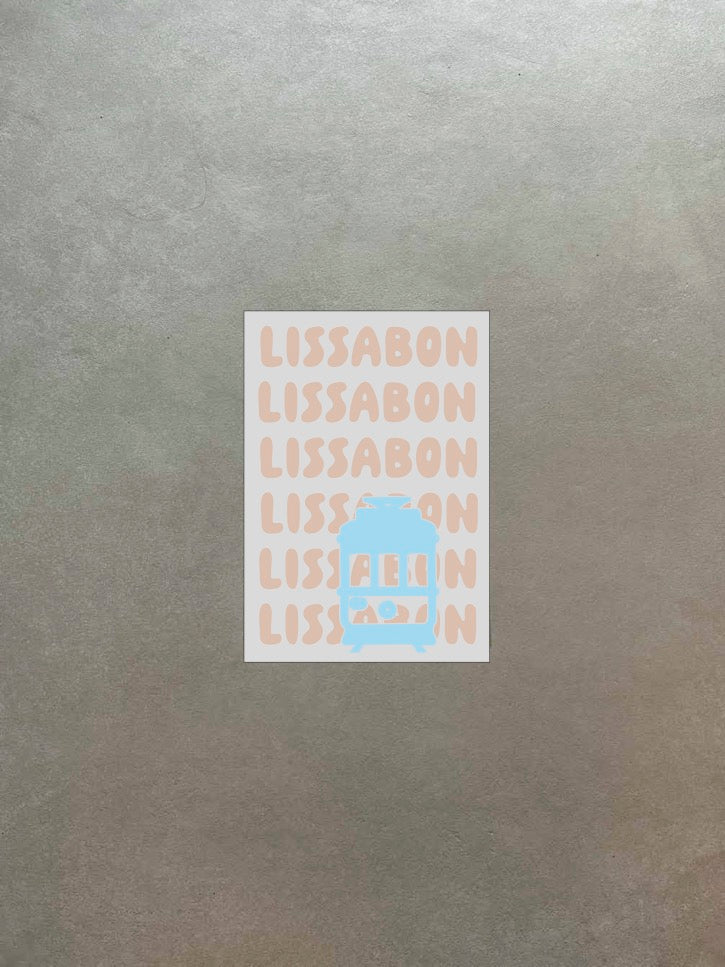 Custom city poster style mirror
