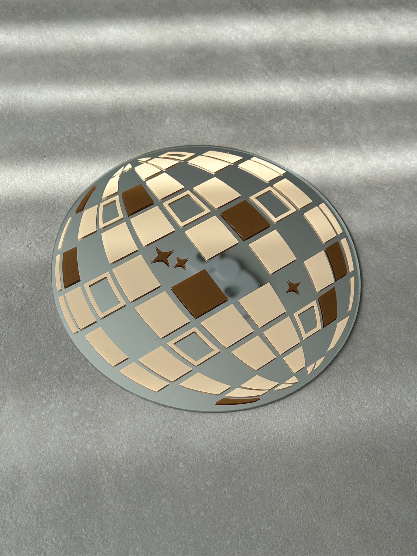 Discoball mirror sand shimmer brown