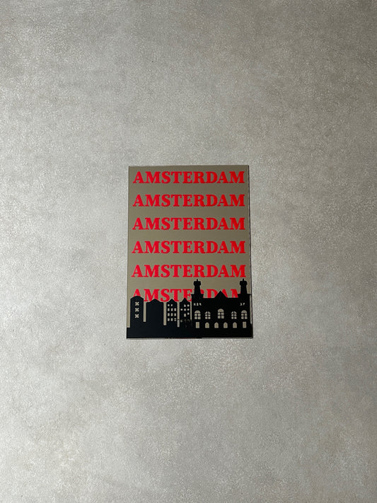 Amsterdam red black mirror