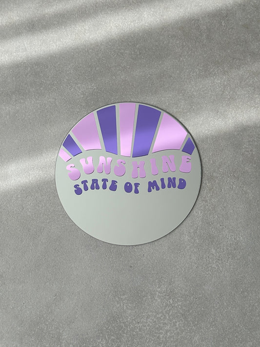 Sunshine state of mind lila purple