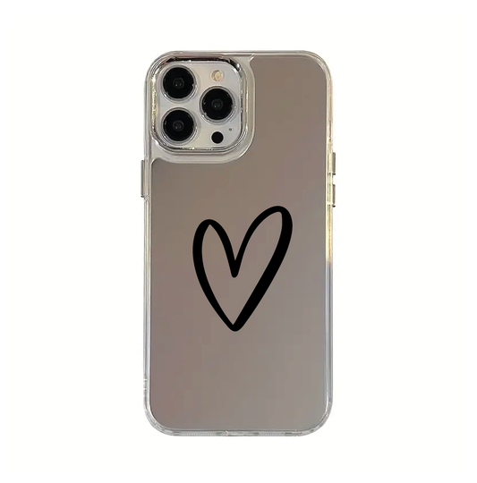 Mirror phone case heart PRE-ORDER