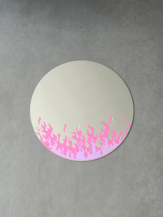 Fire double mirror pink