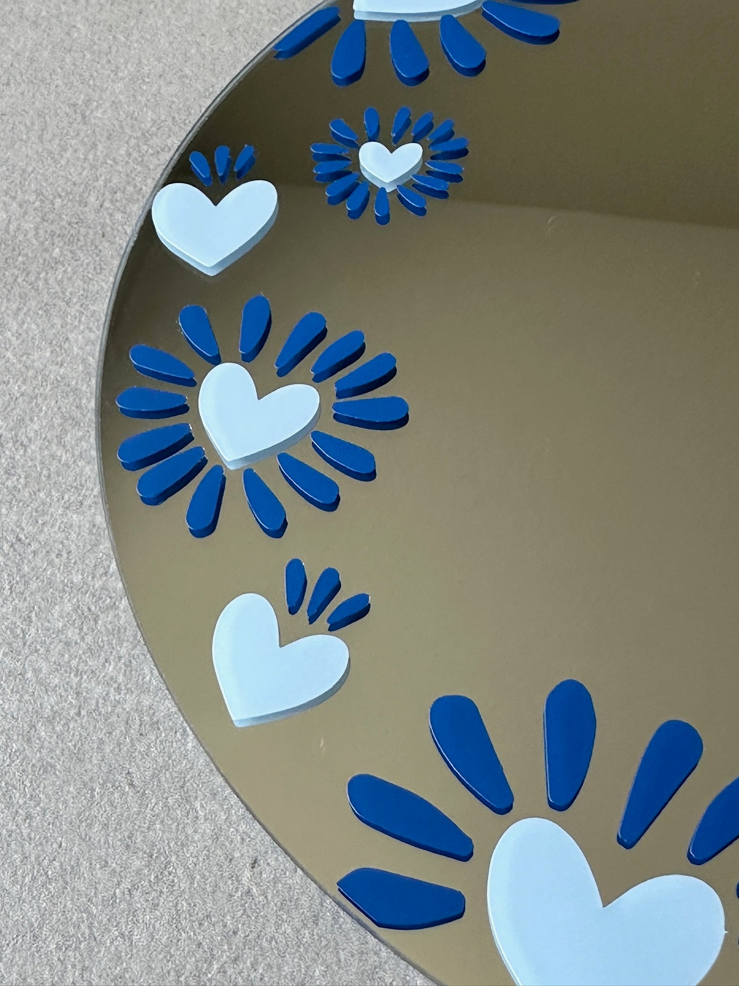 Sunheart mirror blue