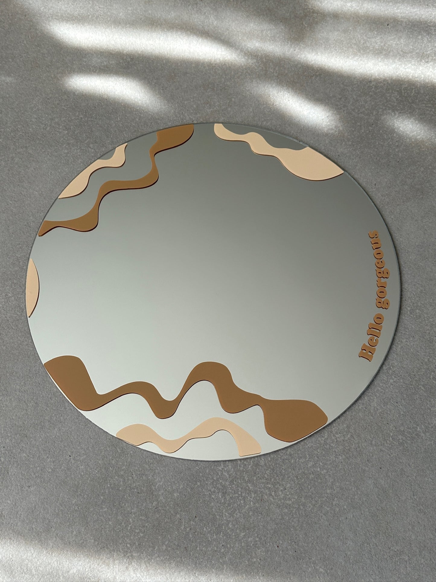 Hello gorgeous wave big mirror sand