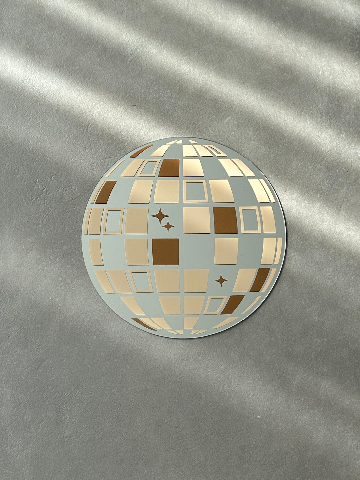 Discoball mirror sand shimmer brown