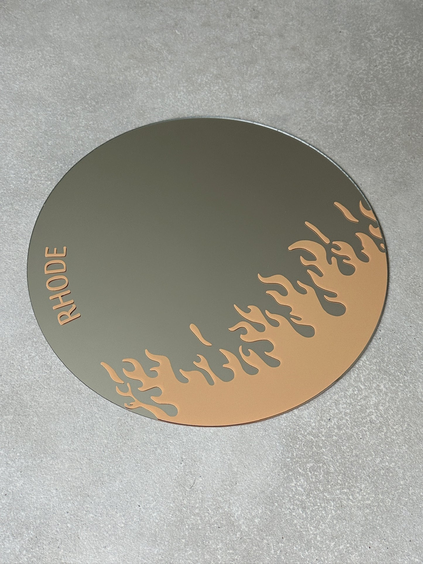 Customized fire mirror caramel