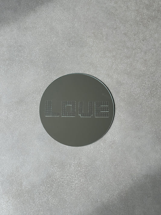 Disco Love round mirror