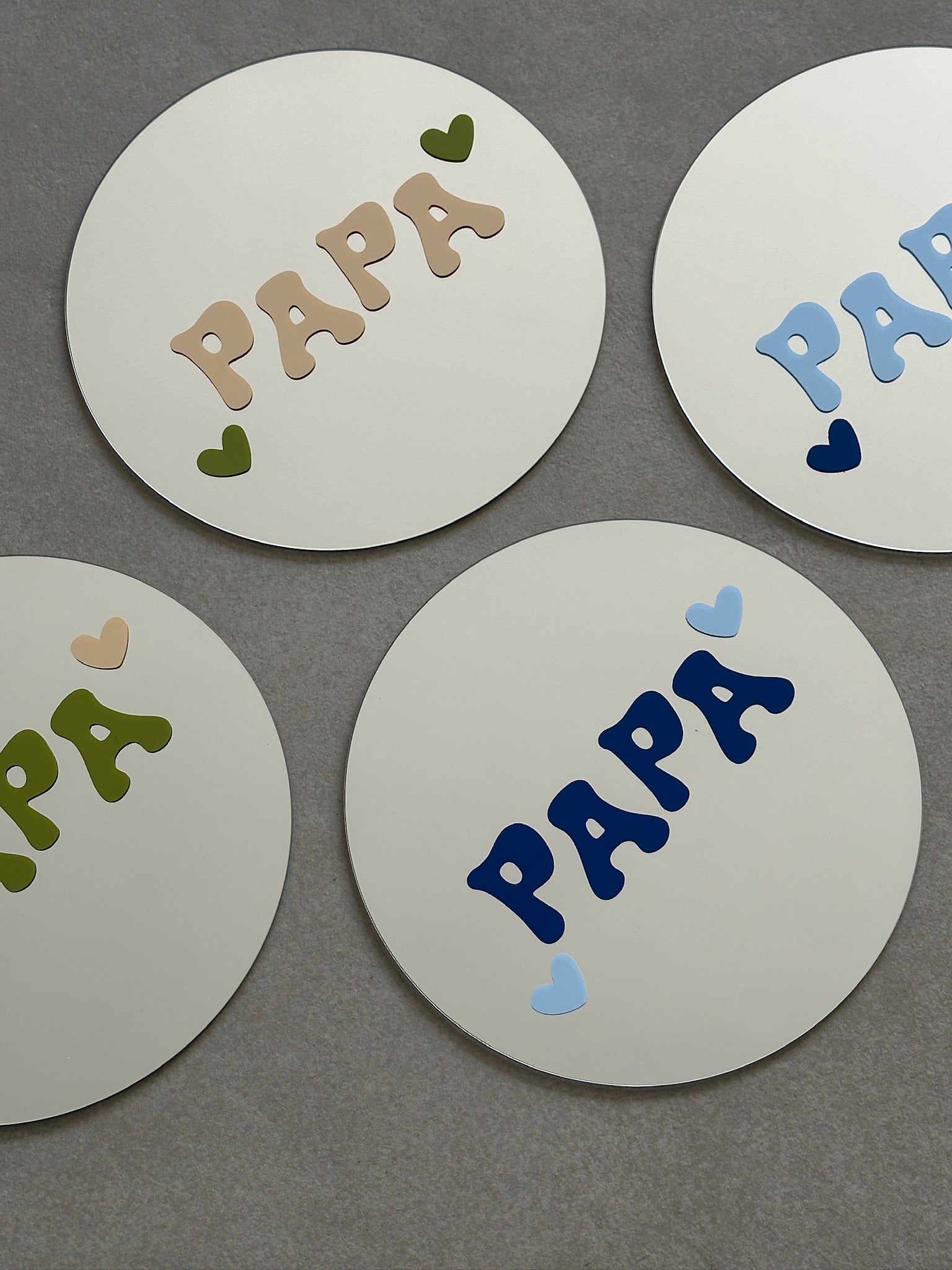 Papa mirror sand olive