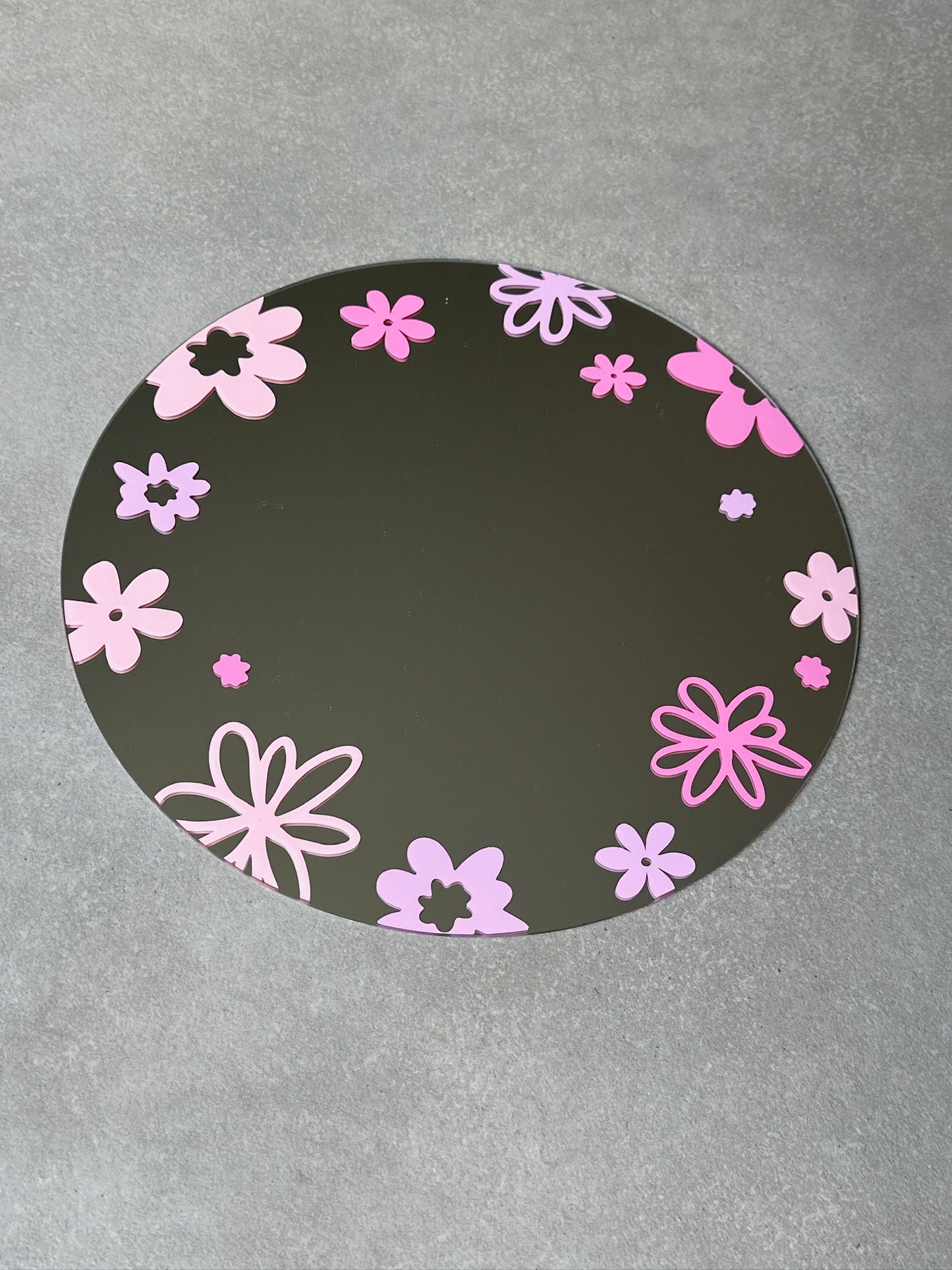 Flower multi mirror pink