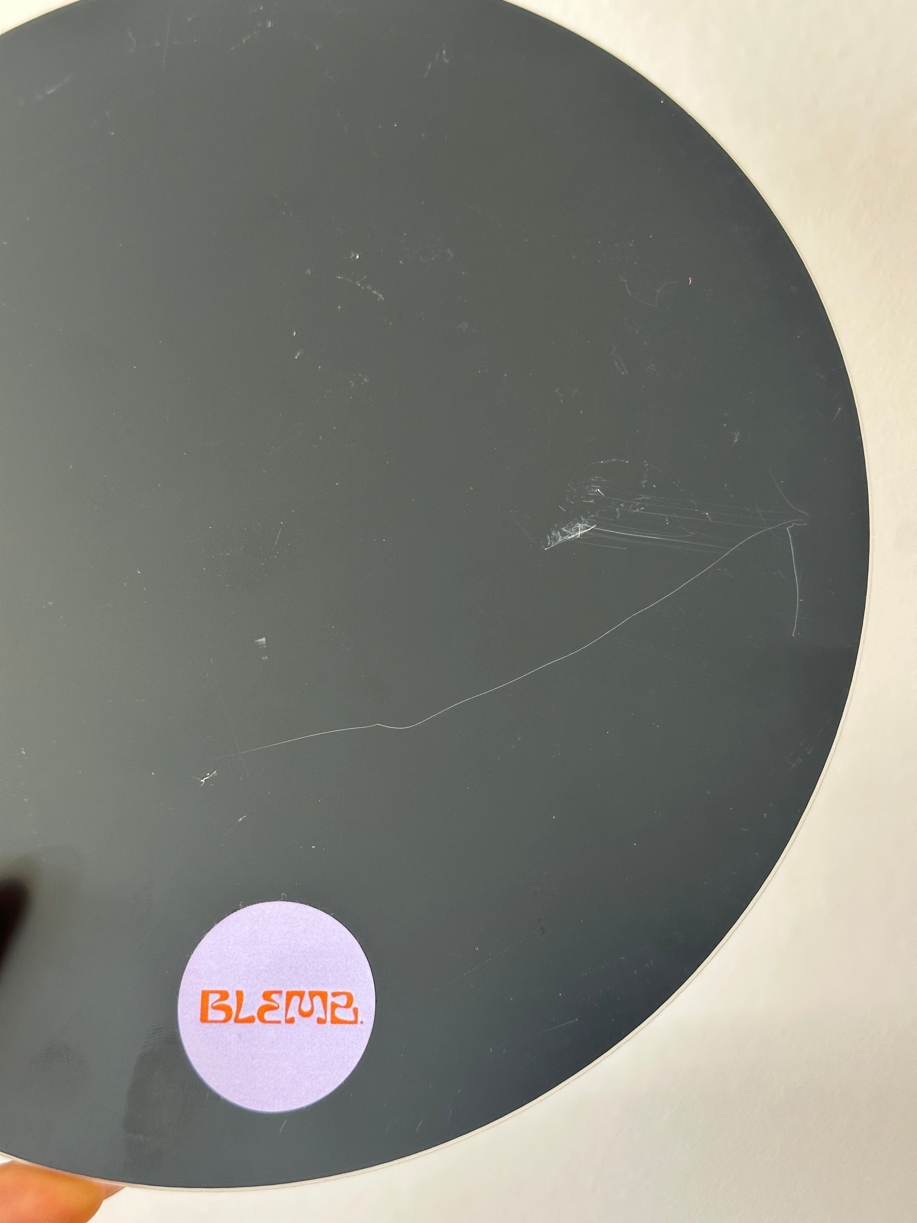Damaged mama, ik hou van jou spiegel gold babypink