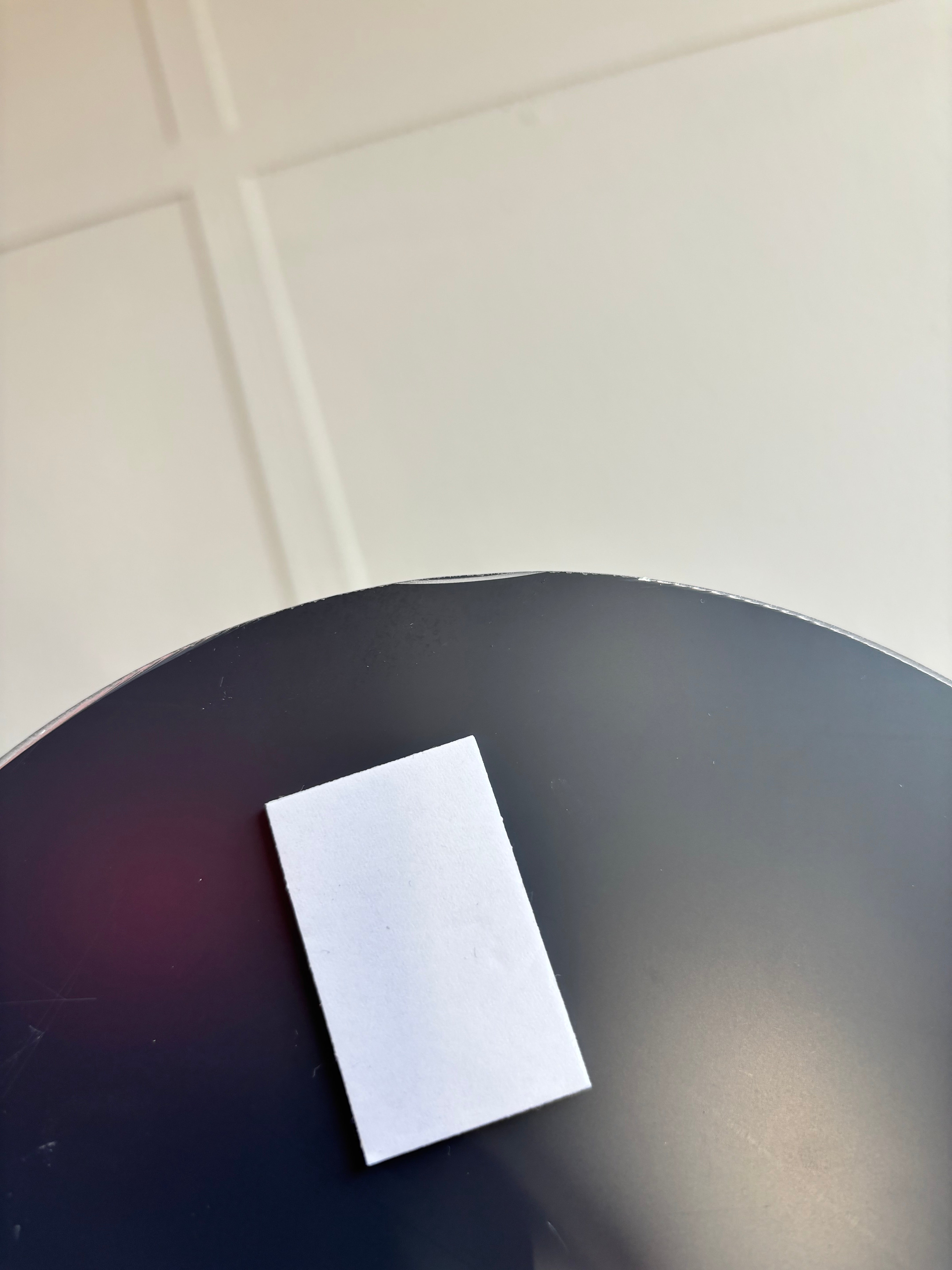 Damaged papa mirror navy babyblue