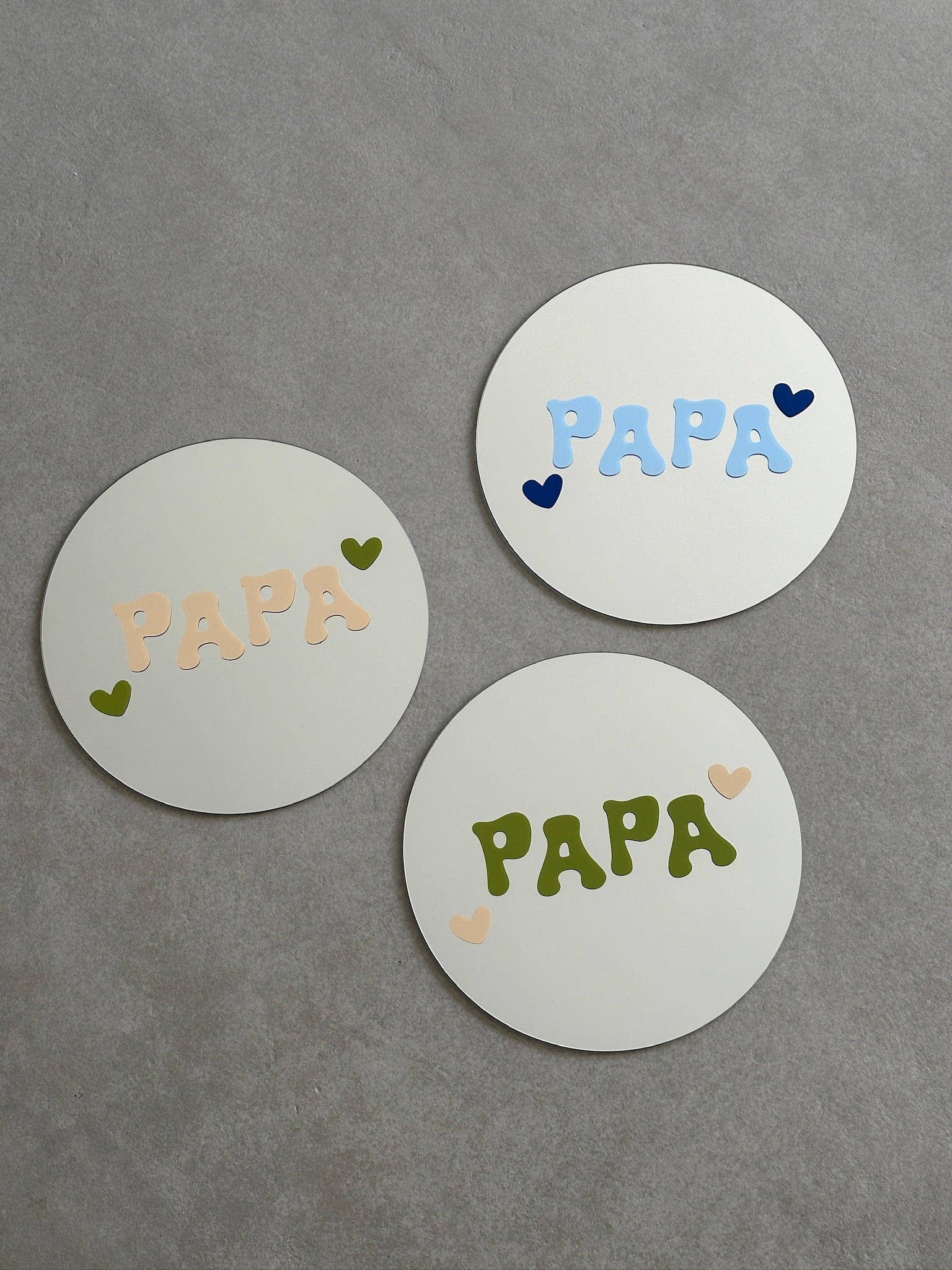 Papa mirror sand olive