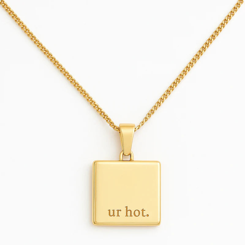 Unwind x Blemz gold necklace